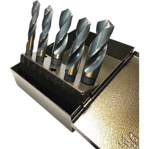Prentice Drill Bit Set, 5 Pieces, High Speed Steel Moffatt Supply & Specialties
