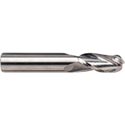 Ball Nose End Mill, 1/8" Dia., 4 Flutes, Carbide Moffatt Supply & Specialties