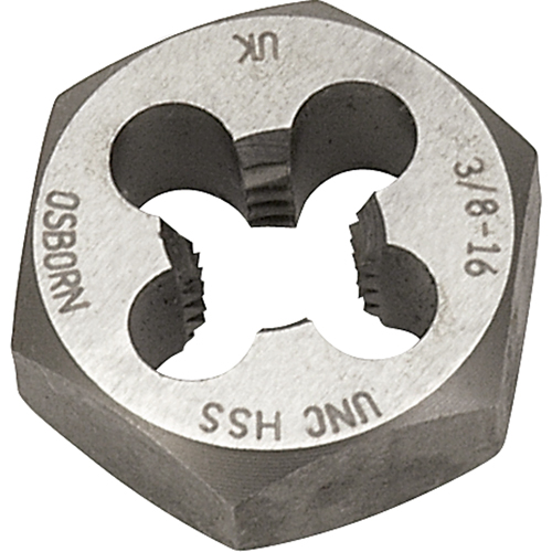 &eacute;crou-fili&egrave;re hexagonal, dia. 7/10", Filet de 1/4"-28, Acier rapide Moffatt Supply & Specialties