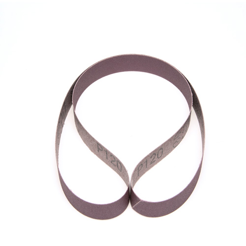 Courroie en textile 241D, 1" la x 42", Oxyde d'aluminium, Grain P120 Moffatt Supply & Specialties
