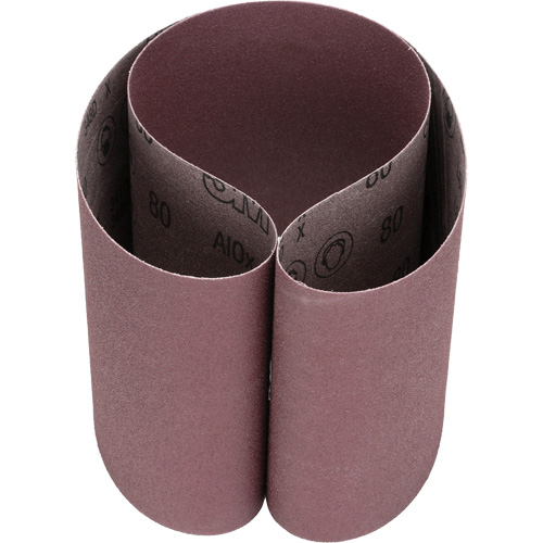 Cloth Belt 341D, 6" W x 48" L, Aluminum Oxide, 80 Grit Moffatt Supply & Specialties