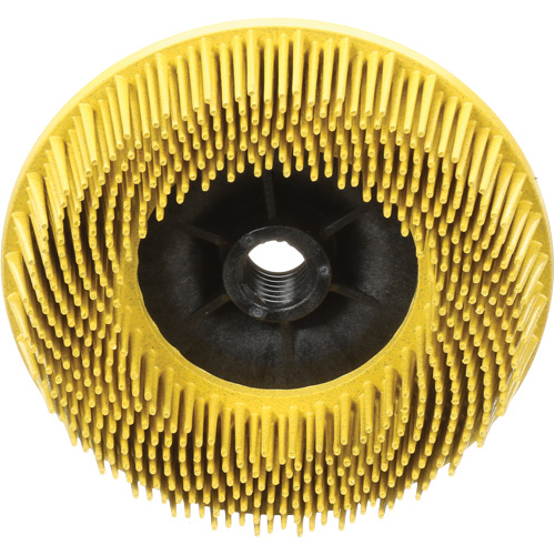 Disques radiaux bristle pour meuleuses angulaires Scotch-Brite, C&eacute;ramique, Grain 80, 4-1/2" dia. Moffatt Supply & Specialties