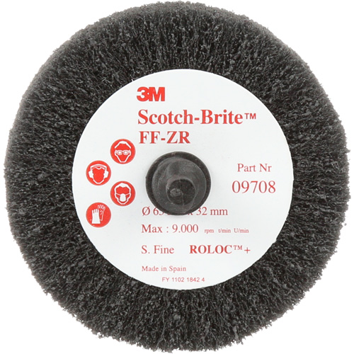 Brosse &agrave; lamelles pour la coupe et le polissage Scotch-Brite, Oxyde d'aluminium, Grain Fin, 2-1/2" x 1-1/4" x 1/4" Moffatt Supply & Specialties