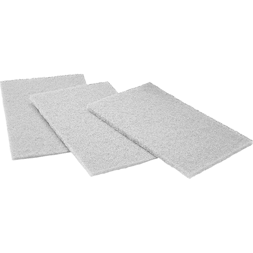 Tampons de nettoyage manuel Scotch-Brite No 7445, C&eacute;ramique, 6" x 9", Grain Nettoyage Moffatt Supply & Specialties