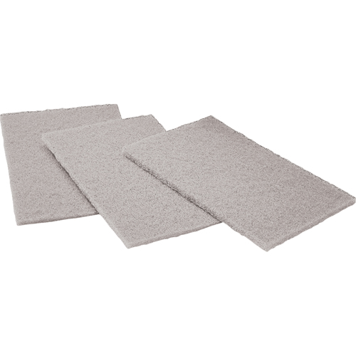 Tampons manuels Scotch-Brite, Carbure de silicium, 6" x 9", Grain Ultra fin Moffatt Supply & Specialties