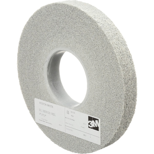 Scotch-Brite EXL Deburring Wheels, 8" x 1", 3" Arbor, Aluminum Oxide Moffatt Supply & Specialties