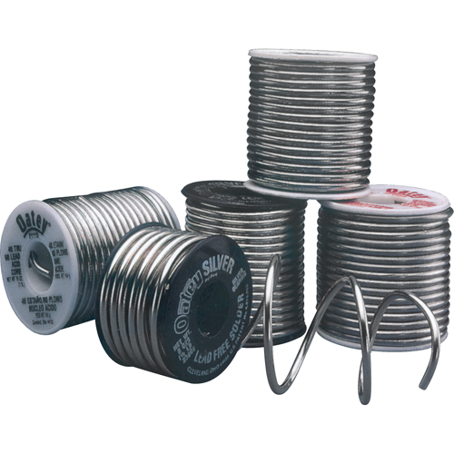 M&eacute;tal d'apport 40/60 &agrave; usage g&eacute;n&eacute;ral, &agrave; base de plomb, 40 % d'&eacute;tain, 60 % de plomb, &acirc;me Acide, dia. 0,125" Moffatt Supply & Specialties