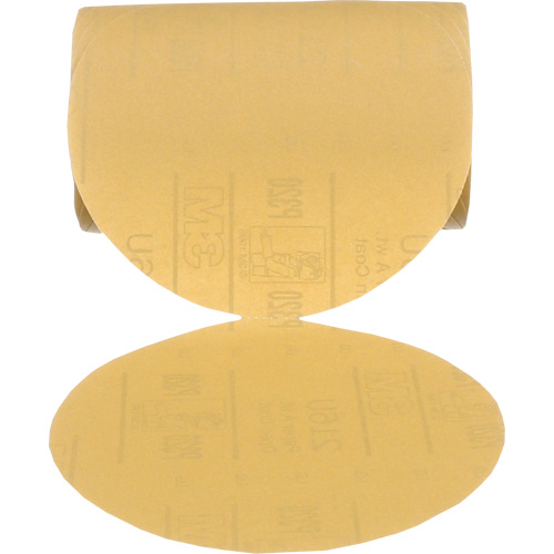 Disque dor&eacute; en rouleau Stikit, 6" dia., Grain P320, Oxyde d'aluminium Moffatt Supply & Specialties
