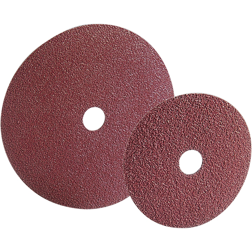 Disques en fibre pour le m&eacute;tal F240, Oxyde d'aluminium, 80, 4-1/2" Dia x 7/8" Arbre Moffatt Supply & Specialties