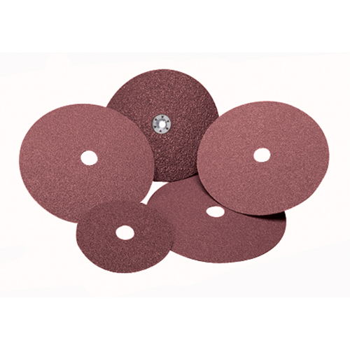 Disques en fibre pour le m&eacute;tal F240, Oxyde d'aluminium, 50, 4-1/2" Dia x 7/8" Arbre Moffatt Supply & Specialties