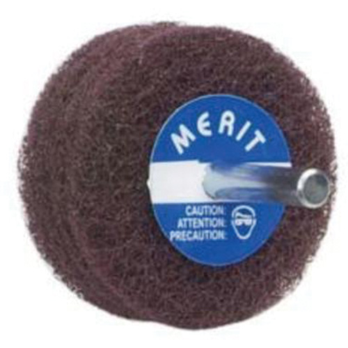 Abrasotex Non-Woven Disc Wheel, 3" Dia. x 1" W, 1/4" Arbor, Aluminum Oxide Moffatt Supply & Specialties