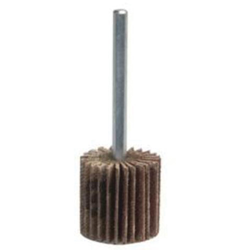 Grind-O-Flex Mini Mounted Flap Wheel, Aluminum Oxide, 320 Grit, 2" x 1/2" x 1/4" Moffatt Supply & Specialties