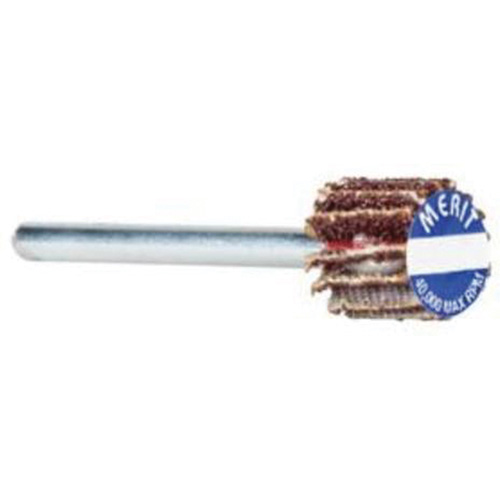 High Performance Micro-Mini Flap Wheel, Aluminum Oxide, 120 Grit, 3/4" x 1/2" x 1/8" Moffatt Supply & Specialties
