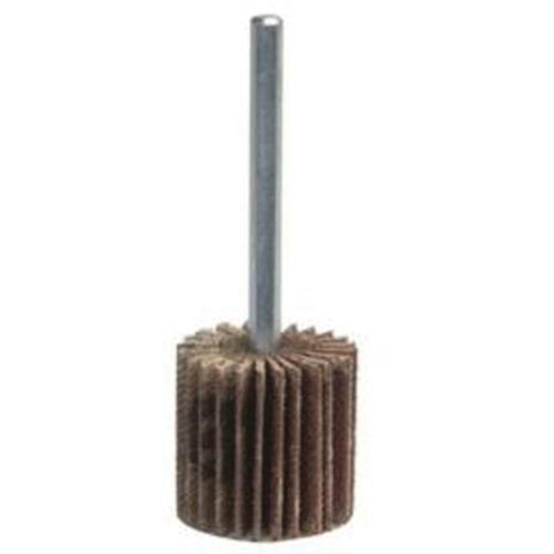 Super Finish Mini Flap Wheel, Aluminum Oxide, 120 Grit, 1-3/4" x 1/2" x 1/4" Moffatt Supply & Specialties
