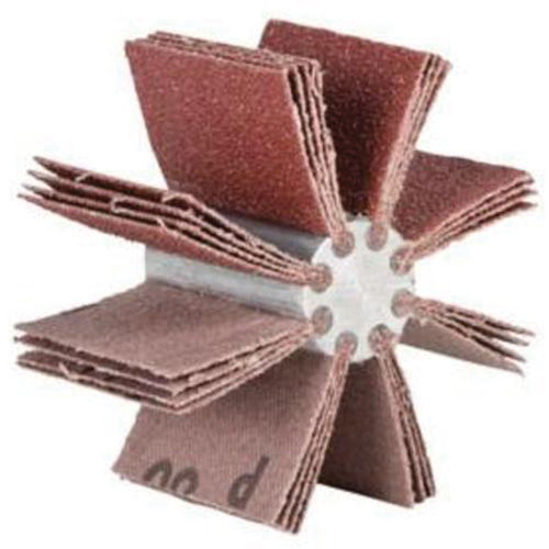 Outil de polissage d'al&eacute;sage &agrave; lamelles ordinaires B-810, Oxyde d'aluminium, Grain 60, 2-3/4" x 1-1/2" Moffatt Supply & Specialties