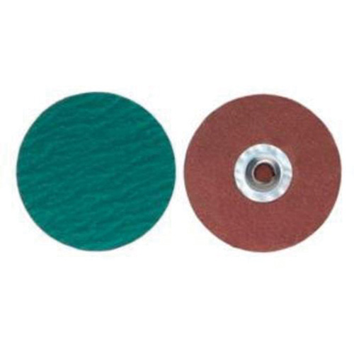 Quick-Change Cloth Disc, 4" Dia., 36 Grit, Zirconium Moffatt Supply & Specialties