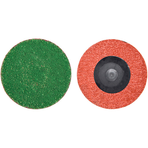 Disque de toile &agrave; changement rapide Zirc Plus, 2" dia., Grain 120, Alumine de zirconium Moffatt Supply & Specialties