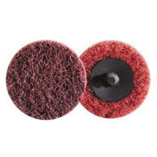 Surface Prep Quick-Change Disc, 1" Dia., Medium Grit, Aluminum Oxide Moffatt Supply & Specialties