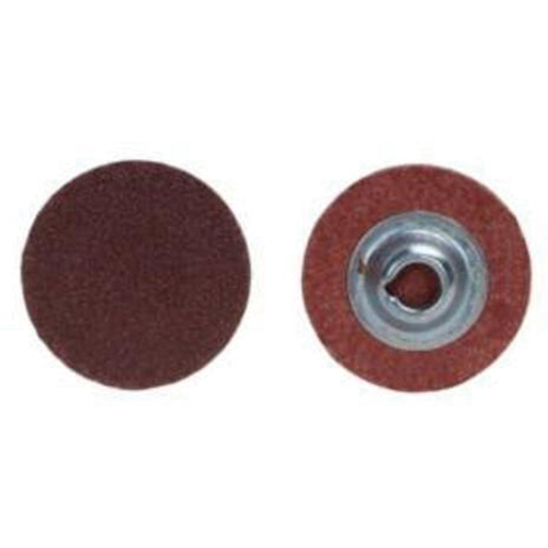 Disque de toile &agrave; changement rapide, 1" dia., Grain 60, Oxyde d'aluminium Moffatt Supply & Specialties