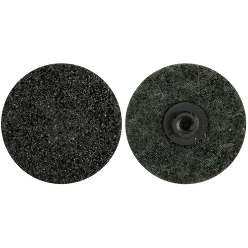 Non-Woven Quick-Change Discs, 2" Dia., Extra Coarse Grit, Aluminum Oxide Moffatt Supply & Specialties