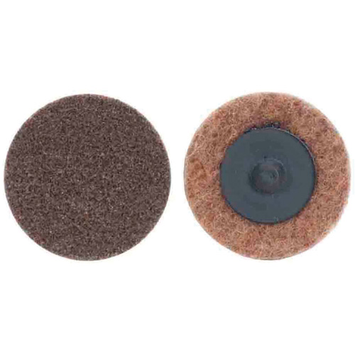 Disques non tiss&eacute;s &agrave; changement rapide, 2" dia., Grain Extra grossier, Oxyde d'aluminium Moffatt Supply & Specialties