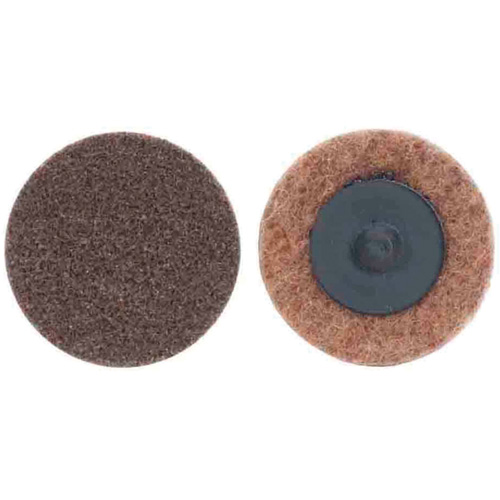 Disques non tiss&eacute;s &agrave; changement rapide, 3" dia., Grain Extra grossier, Oxyde d'aluminium Moffatt Supply & Specialties
