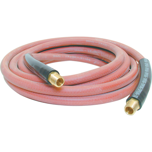 Airflex General Purpose Hoses, Air, Rubber, 3/8" dia. x 15', 200 psi, 1/4 NPT Moffatt Supply & Specialties