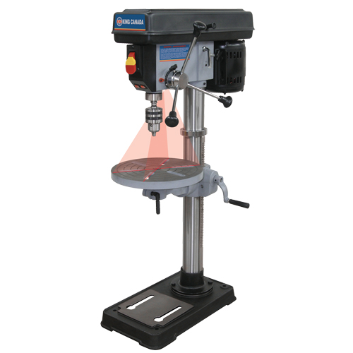Drill Presses With Laser, 13", 5/8" Chuck, 3670 RPM Moffatt Supply & Specialties