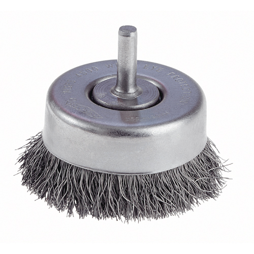Crimped Wire Cup Brushes with 1/4" Shank - Light Duty Moffatt Supply & Specialties