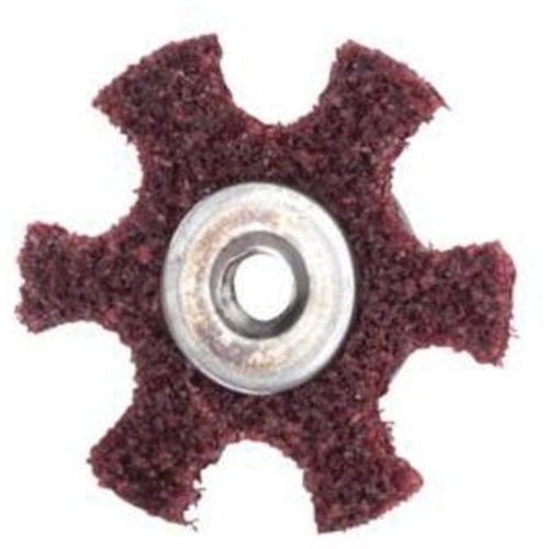 Abrasotex Surface Preparation Star, 2" Dia., Medium Grit, Aluminum Oxide Moffatt Supply & Specialties