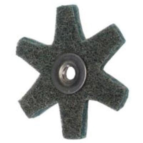 Abrasotex Surface Preparation Star, 2" Dia., Very Fine Grit, Aluminum Oxide Moffatt Supply & Specialties