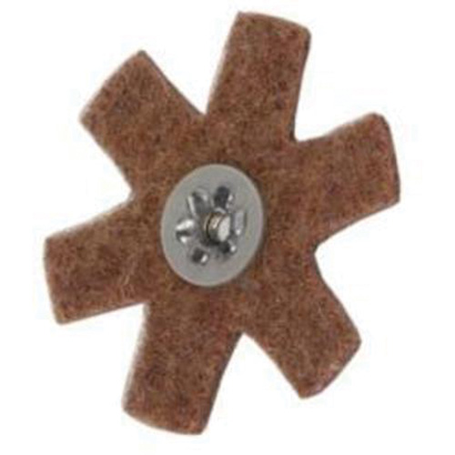 Abrasotex Surface Preparation Star, 3" Dia., Coarse Grit, Aluminum Oxide Moffatt Supply & Specialties
