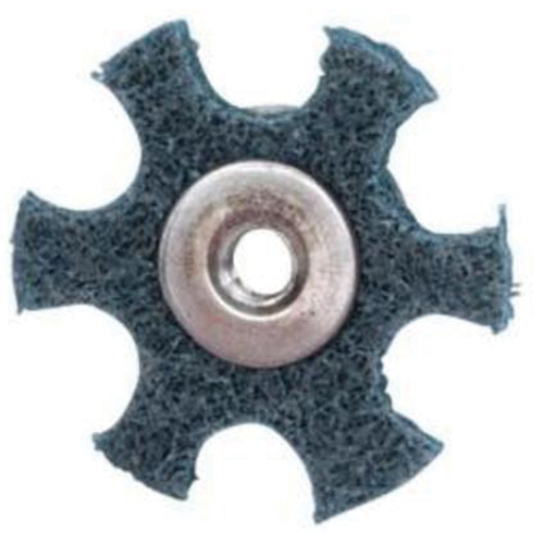 Abrasotex Surface Preparation Star, 3" Dia., Very Fine Grit, Aluminum Oxide Moffatt Supply & Specialties