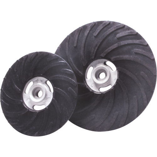 Fibre Discs - Air Cooled Rubber Back Up Pads Moffatt Supply & Specialties