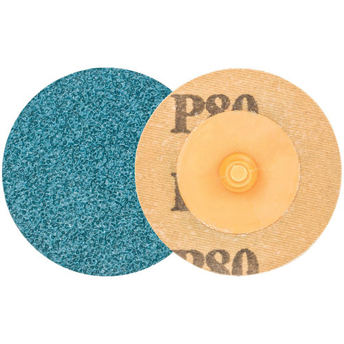 TWIST TOPCUT Sanding Disc, 2" Dia., 80 Grit, Zirconium Moffatt Supply & Specialties
