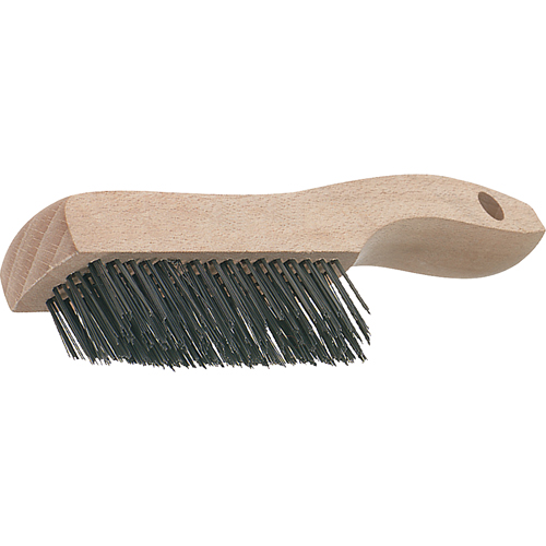 V-Trim Shoe Handle Scratch Brushes, Stainless Steel, 4 x 16 Wire Rows, 19-3/4" Long Moffatt Supply & Specialties
