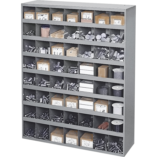 Armoires pour bacs de rangement en acier, 33-3/4" la x 12" p x 42" h, Gris Moffatt Supply & Specialties