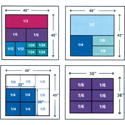 Syst&egrave;me de contenants d'exp&eacute;dition 4845 de StakPak Plus, 15" la x 12" p x 7,5" h, Bleu royal Moffatt Supply & Specialties