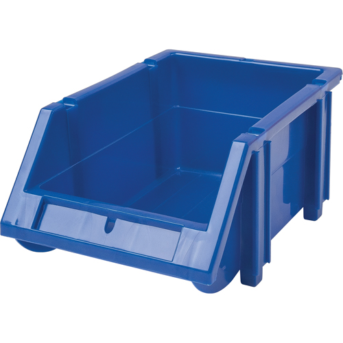 Bac empilable & &agrave; suspendre, 4-13/16" la, 3-3/16" h x 7-1/8" p, Bleu Moffatt Supply & Specialties