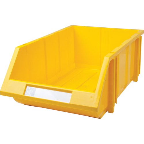 Bac empilable & &agrave; suspendre, 11-13/16" la, 7" h x 17-11/16" p, Jaune Moffatt Supply & Specialties