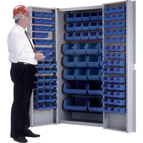Deep-Door Combination Cabinet, 38" W x 24" D x 72" H, 36 Shelves Moffatt Supply & Specialties