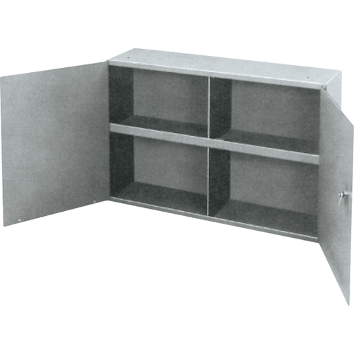 Armoires utilitaires, Acier, 2 Tablettes, 22-1/4" h x 33-3/4" la x 8-1/2" P, Gris Moffatt Supply & Specialties