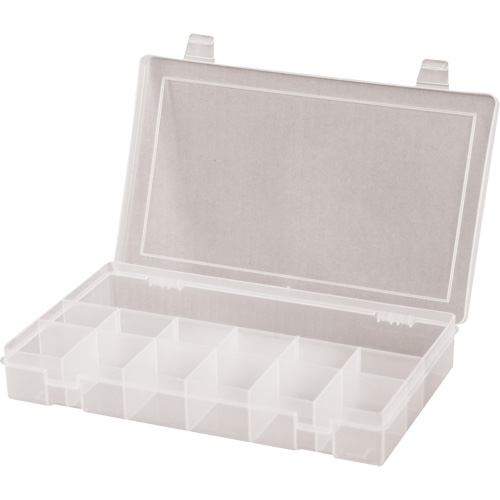 Compact Compartment Cases, 6.75" W x 11" D x 1.75" H, 13 Compartments Moffatt Supply & Specialties