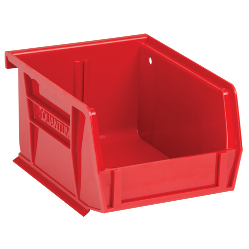 Bacs ultra empilable & suspendable, 4-1/8" la, 3" h x 5-3/8" p, Rouge Moffatt Supply & Specialties