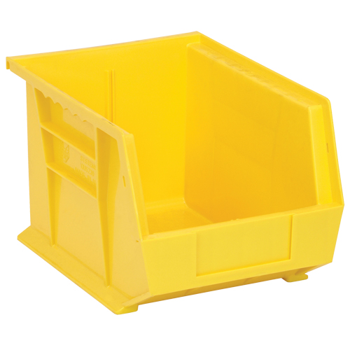 Ultra Stack & Hang Bin, 8-1/4" W x 7" H x 10-3/4" D, Yellow Moffatt Supply & Specialties
