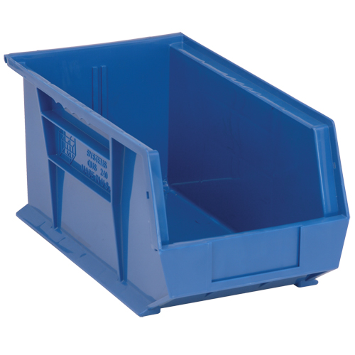 Bacs ultra empilable & suspendable, 8-1/4" la, 7" h x 14-3/4" p, Bleu Moffatt Supply & Specialties