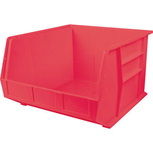 Ultra Stack & Hang Bin, 16-1/2" W x 11" H x 18" D, Red Moffatt Supply & Specialties