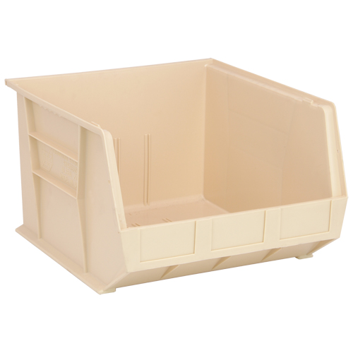 Bacs ultra empilable & suspendable, 16-1/2" la, 11" h x 18" p, Ivoire Moffatt Supply & Specialties