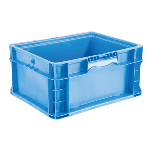 Syst&egrave;me de contenants d'exp&eacute;dition 4845 de StakPak Plus, 15" la x 12" p x 7,5" h, Bleu royal Moffatt Supply & Specialties