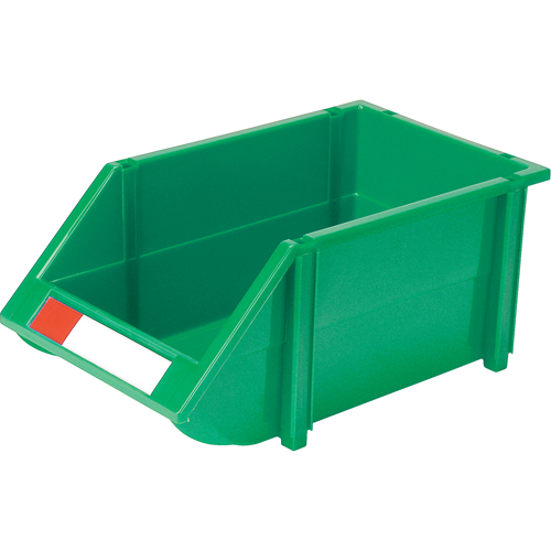 Bac empilable & &agrave; suspendre, 8-3/16" la, 6-3/16" h x 14" p, Vert Moffatt Supply & Specialties